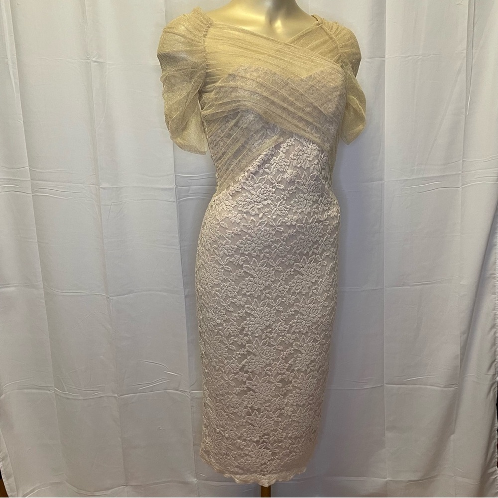 Badgley Mischka Dress - Champagne colored